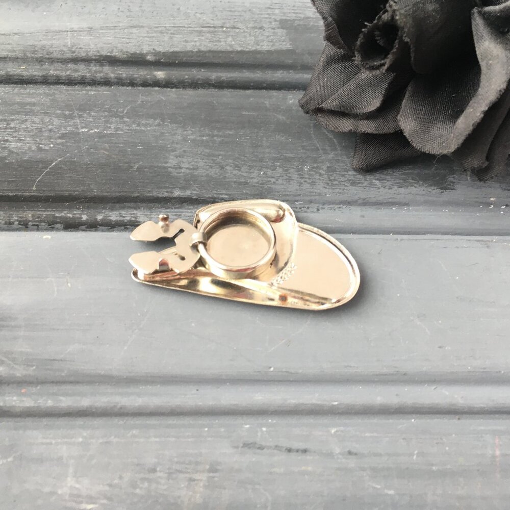 Cowboy Hat Button Clip - Picture 4 of 8